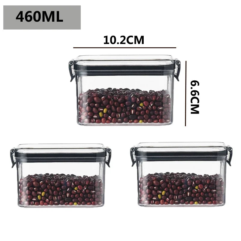 Stackable Food Storage Containers Jars Set