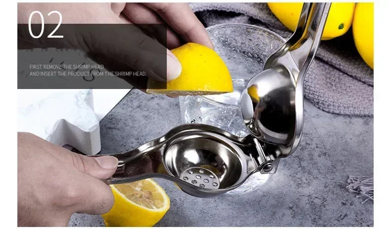 Lemon Squeezer Stainless Steel Manual Juicer Processor Kitchen Accessories Juice Fruit Pressing Citrus Orange Juicer Lemon Press