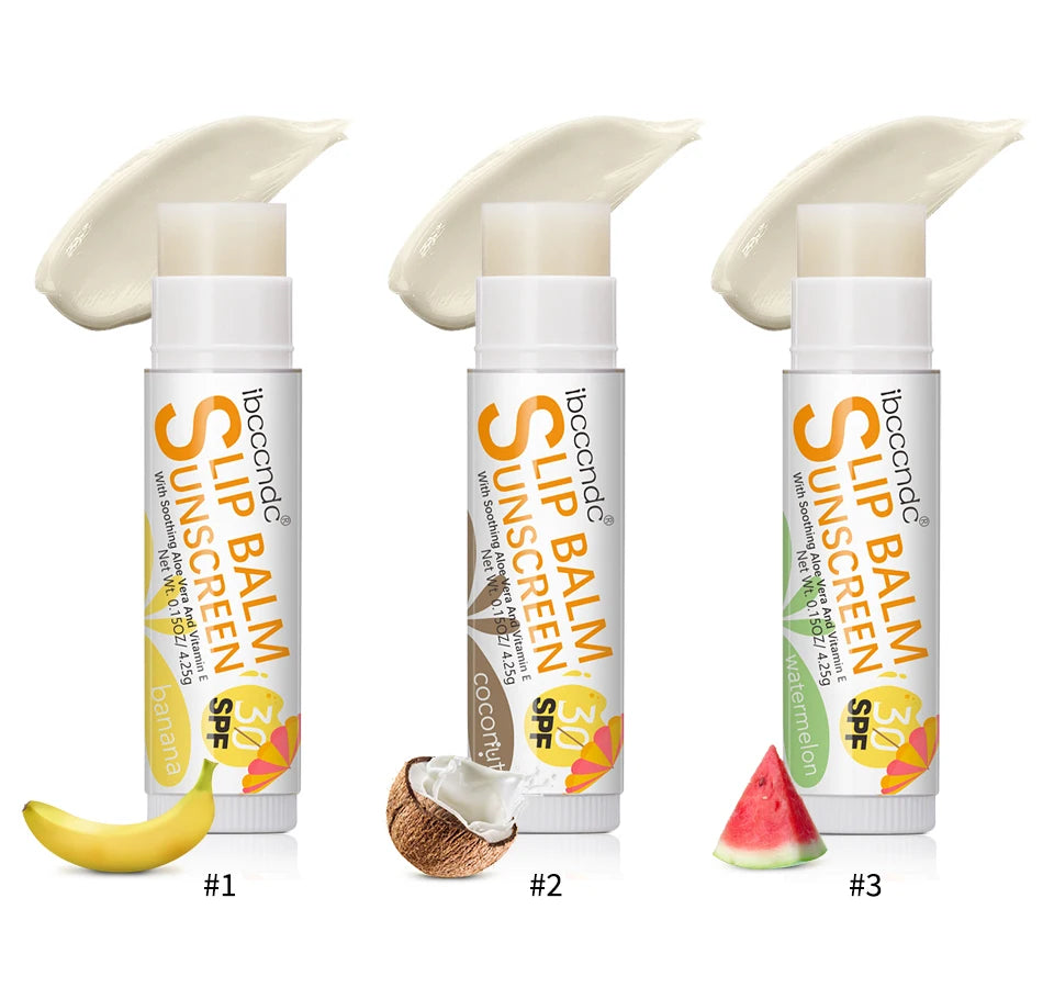 New Sunscreen Lip Balm SPF30 Hydrating Lip Sunblock For Protects Travel Size Sunscreen For Lips Soothes And Moisturizes Lips Sun
