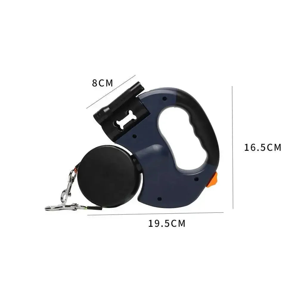 Auto Retractable Double-Ended Dog Leash