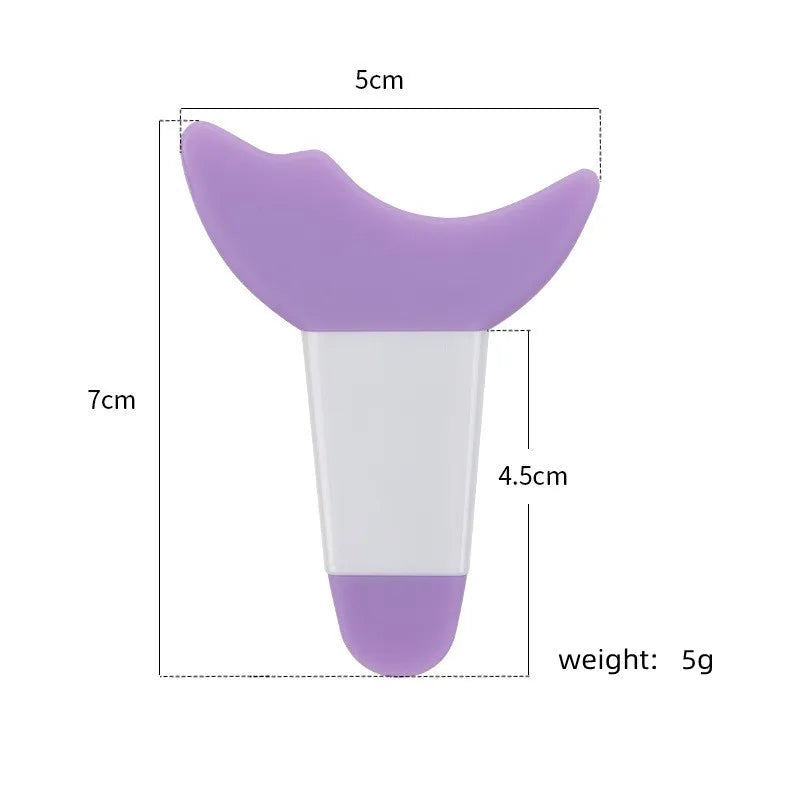 Multifunctional Crescent-Shaped Silicone Eye Makeup Baffle