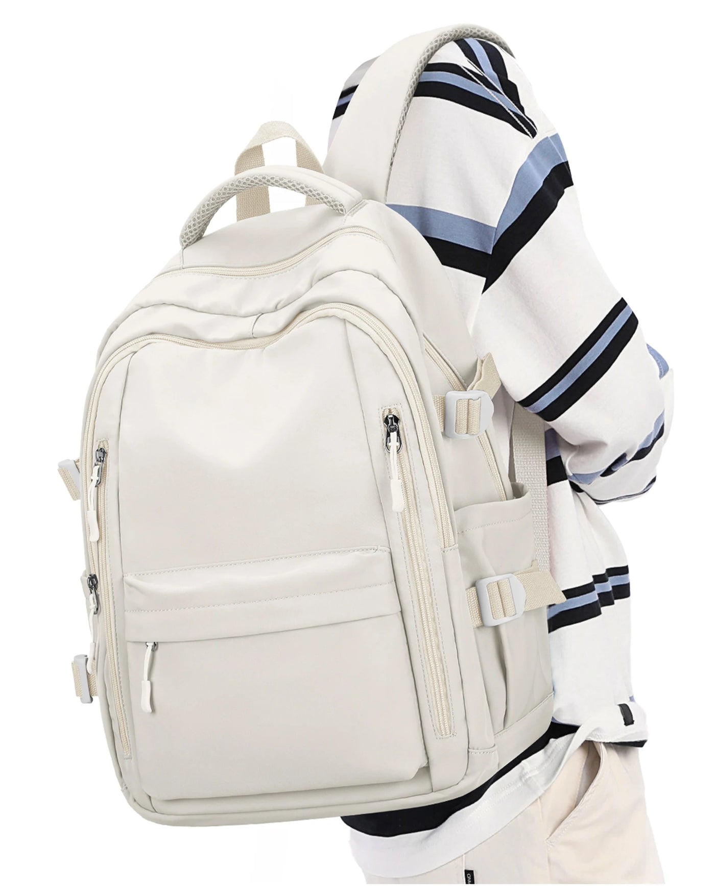 Simple Children Schoolbag Bookbag, High School College Student Black School Backpack for Women, Laptop Bookbag for Girls Boys