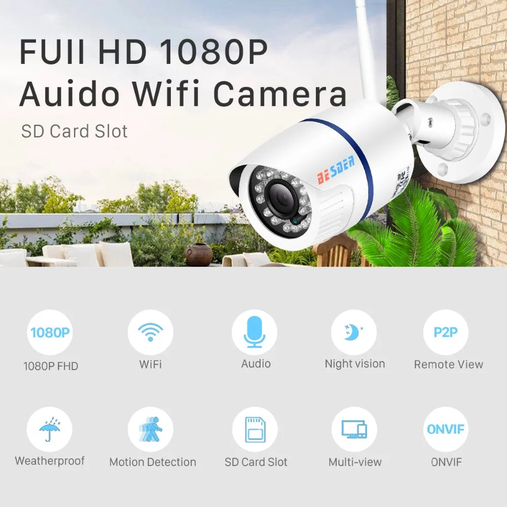 1080P Wifi Outdoor Bullet Camera