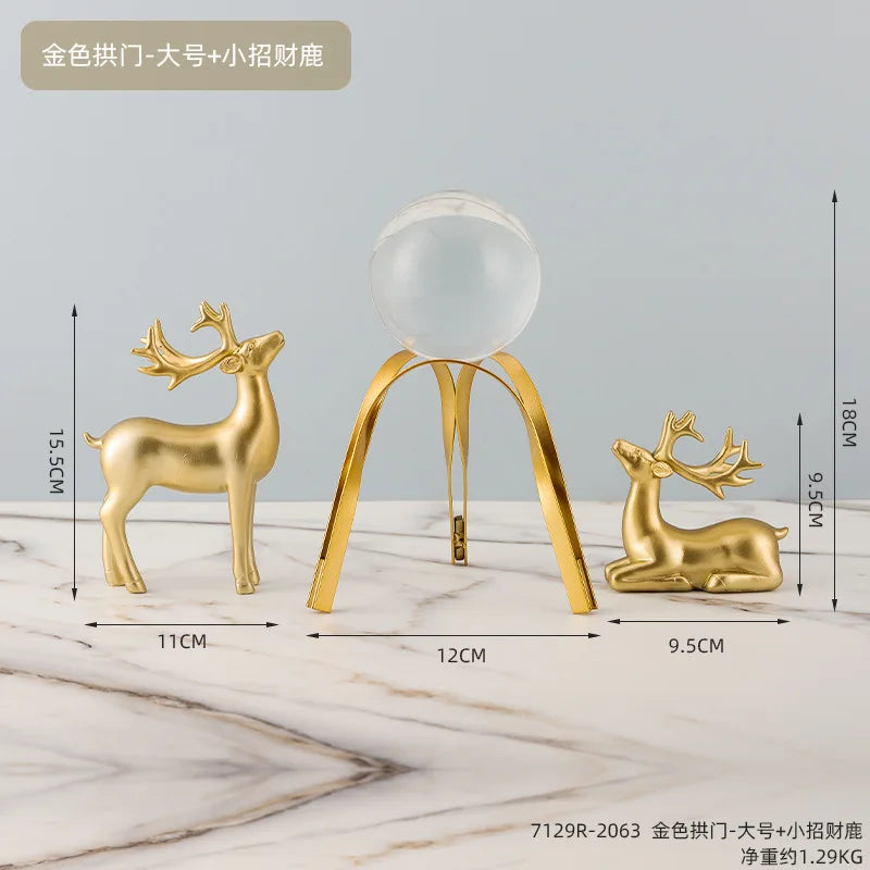 Living Room Nordic Light Luxury Crystal Ball Ornaments