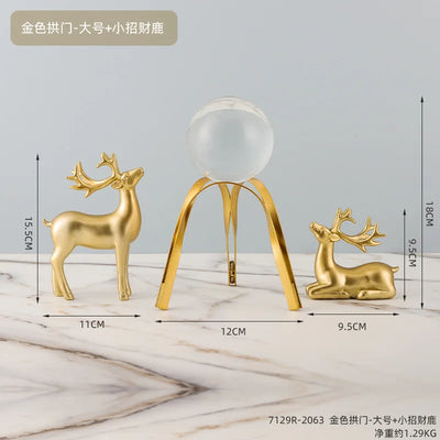 Living Room Nordic Light Luxury Crystal Ball Ornaments