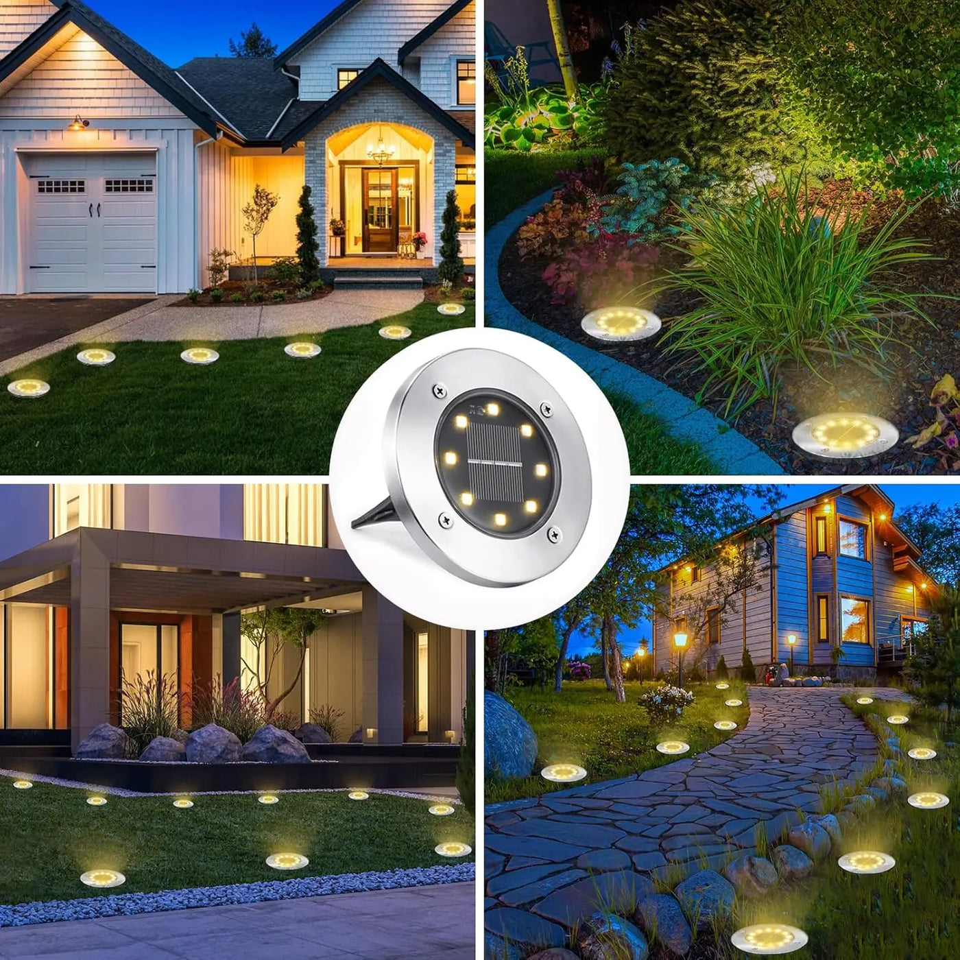 8 LED Landscape Lighting Pathway