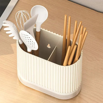 Wall-Mounted Kitchen Spoon Chopstick Holder