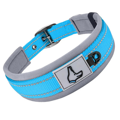 Padded Reflective Dog Collar
