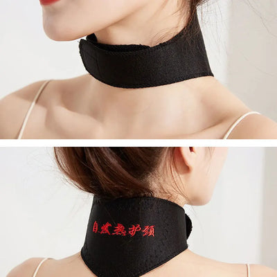 Tourmaline Self-Heating Magnetic Neck Pad