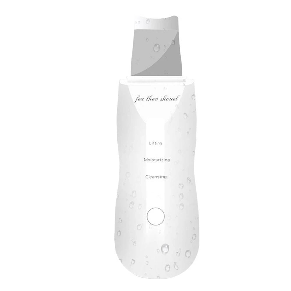 Electric Ultrasonic Skin Scrubber Facial Lifting Spatula