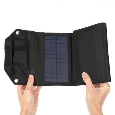 Foldable Solar Panel Charger Power Bank
