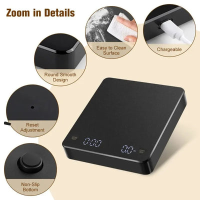 USB Coffee Scale Timer