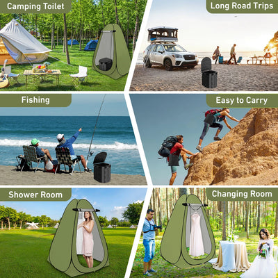 Portable Camping Toilet Tent