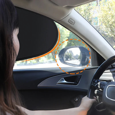 Car Side Window Sunshade 4-Layer Sun Block Film Cloth Sun Visor Summer UV Protection Window Curtain Car Sun Shade Cover