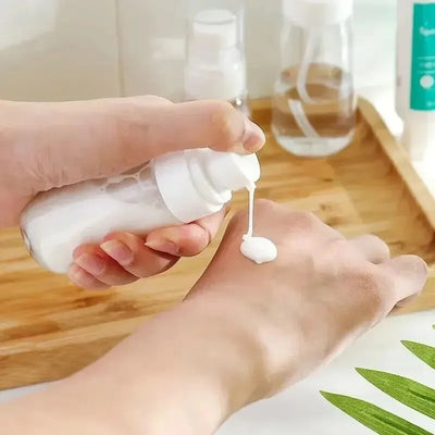 30/60/80ml Travel Sub-bottled Sunscreen Spray Bottle Customized Can Transparent Plastic Bottle For Travel Convenience