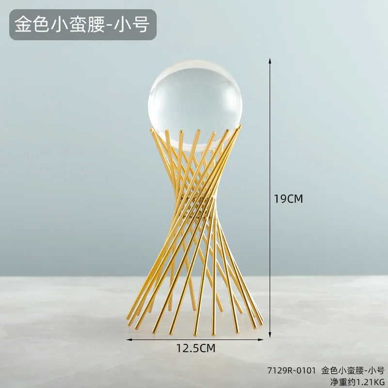 Living Room Nordic Light Luxury Crystal Ball Ornaments