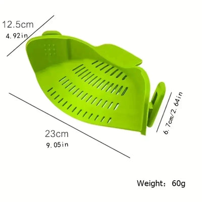Vegetables Silicone Clip-On Strainer
