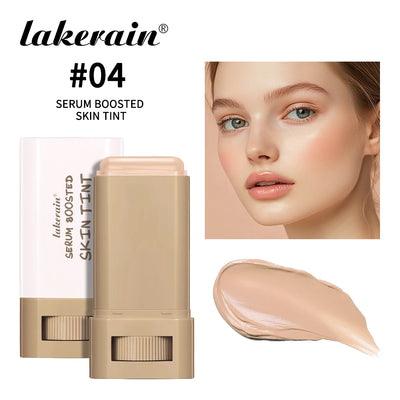 Stick Foundation Balm Serum Boosted Skin Tint Foundation Stick Smooth Plumper Hight Coverage Travel Bronze Foundation Stick Make