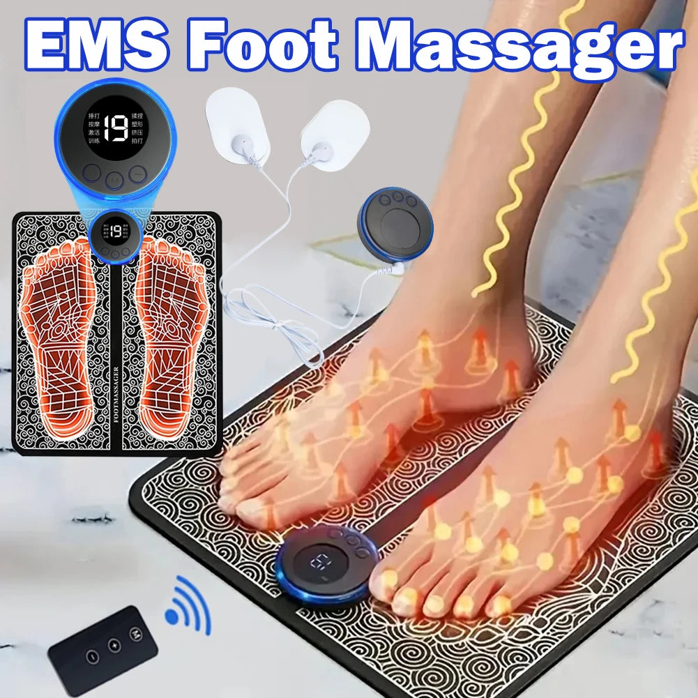 EMS Electric Foot Massager Pads