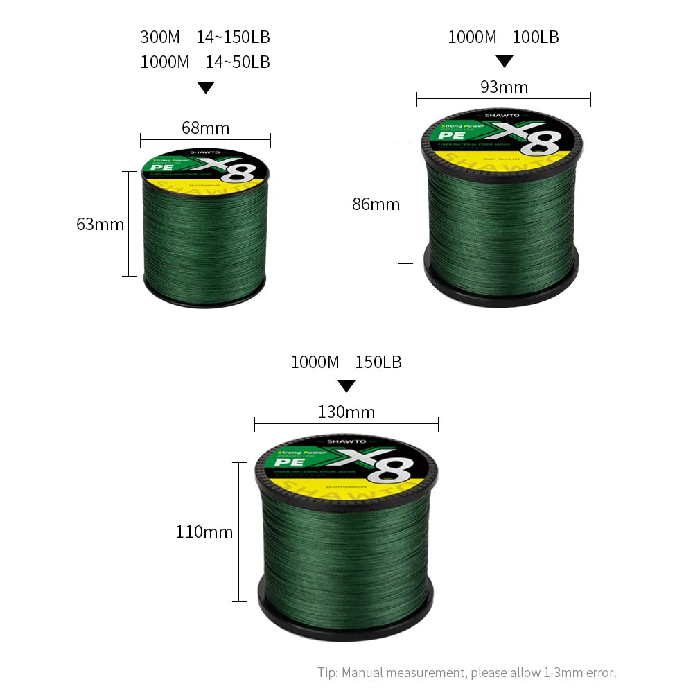 8-Strand Multifilament Shawto