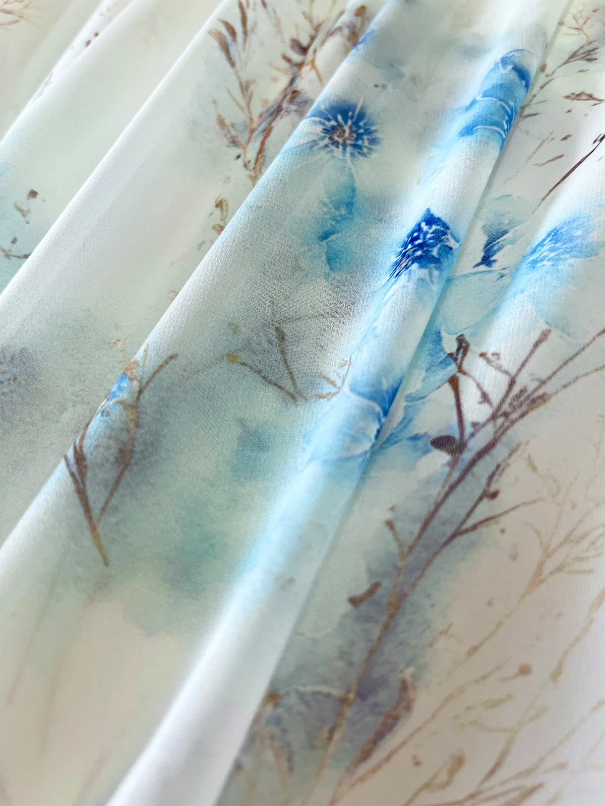 Fashion Floral Print Patchwork Bohemian Dress Woman 2025 Sexy V Neck Hollow Long Dresses Long Sleeve  Puff Loose Maxi Dress