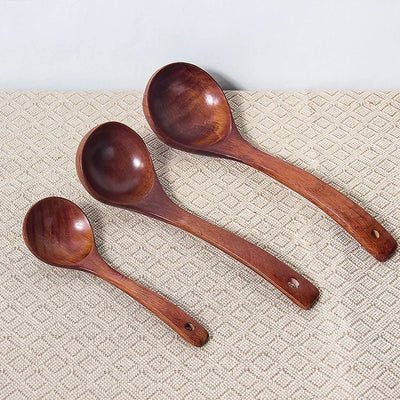 Long Handle Wooden Cooking Spoon