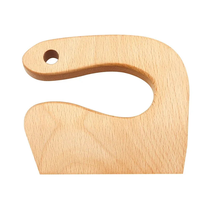 Kids Wooden Safe Kitchen Cutter
