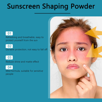 SPF50 Sunscreen Loose Powder Covering Pore Oil Control Translucent Matte Sunblock Waterproof Full Coverage Makeup Setting Powder