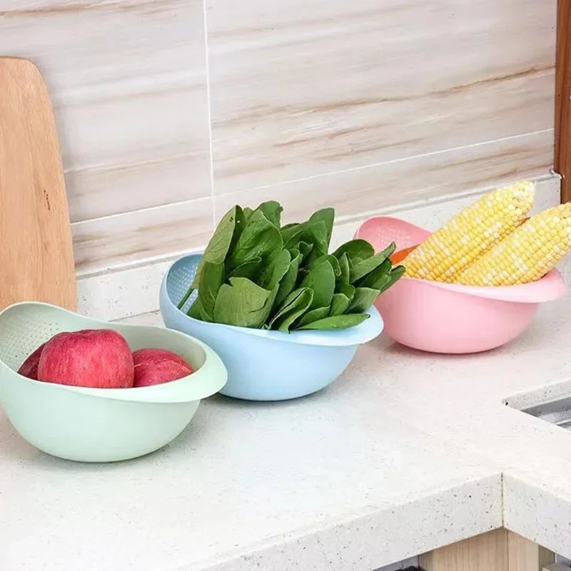 Plastic Rice Sieve & Drain Basket