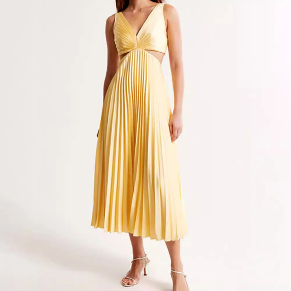 summer dress 2025 vestidos para mujer fashion hollow out dress sexy dresses party dress suspenders long dresses for woman