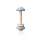 Wooden Rattle & Silicone Teether Toy