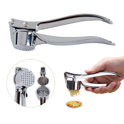 Stainless Steel Garlic Smasher Press