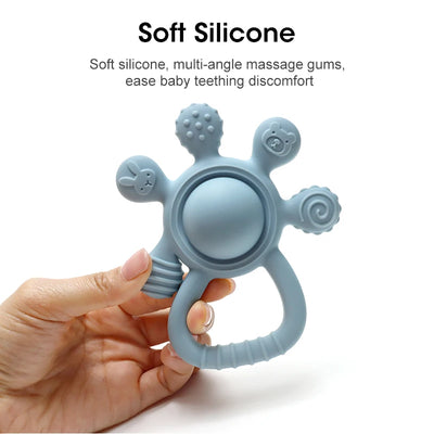 Bunny-Shaped Safe Baby Chew Toy