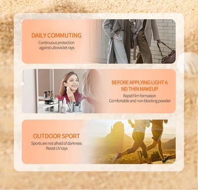 Body Make Up Base Anti-Imperfection Anti-Shine Invisible Fluid Waterproof Portable Sunscreen Cosmetics