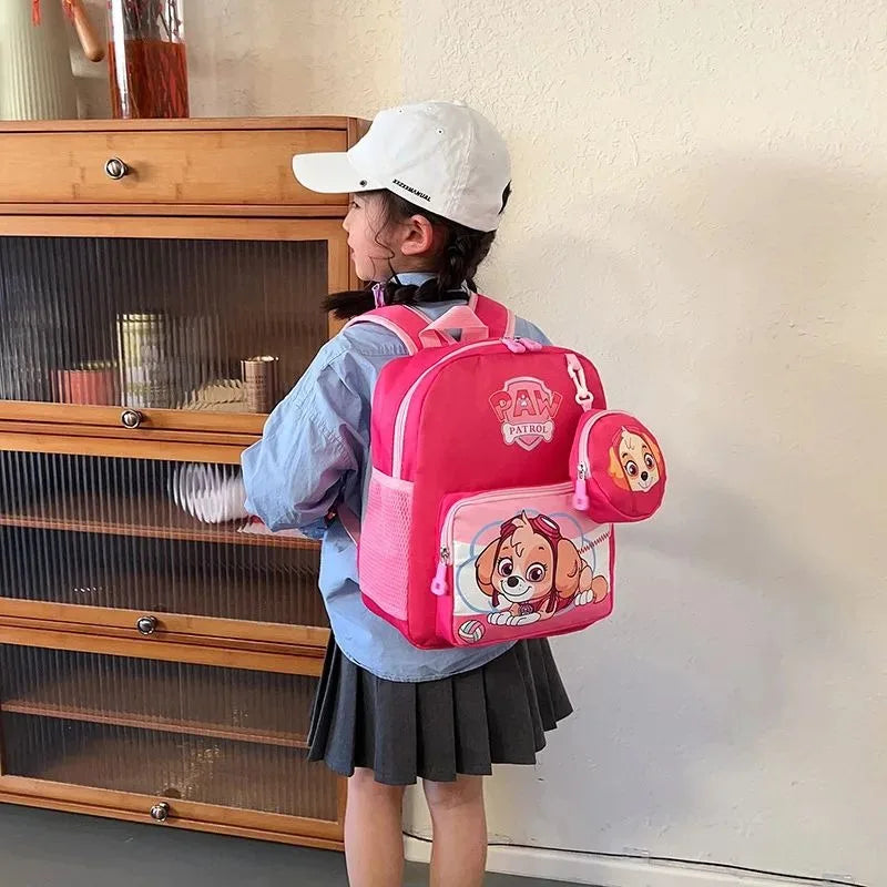 PAW Patrol Backpack School Bag Large Capacity Waterproof School Bag Cartoon Cute School Bag Kids Gifts