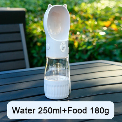 2-in-1 Portable Dog Water Bottl