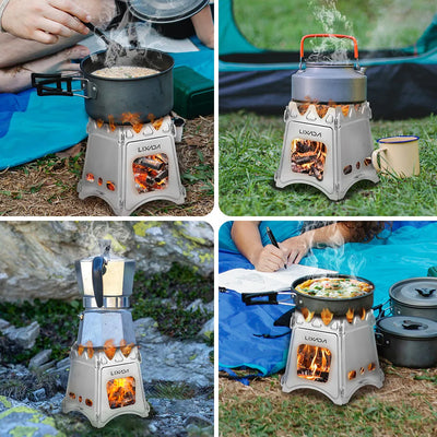 Folding Wood Camping Stove