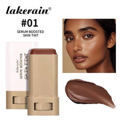 Stick Foundation Balm Serum Boosted Skin Tint Foundation Stick Smooth Plumper Hight Coverage Travel Bronze Foundation Stick Make