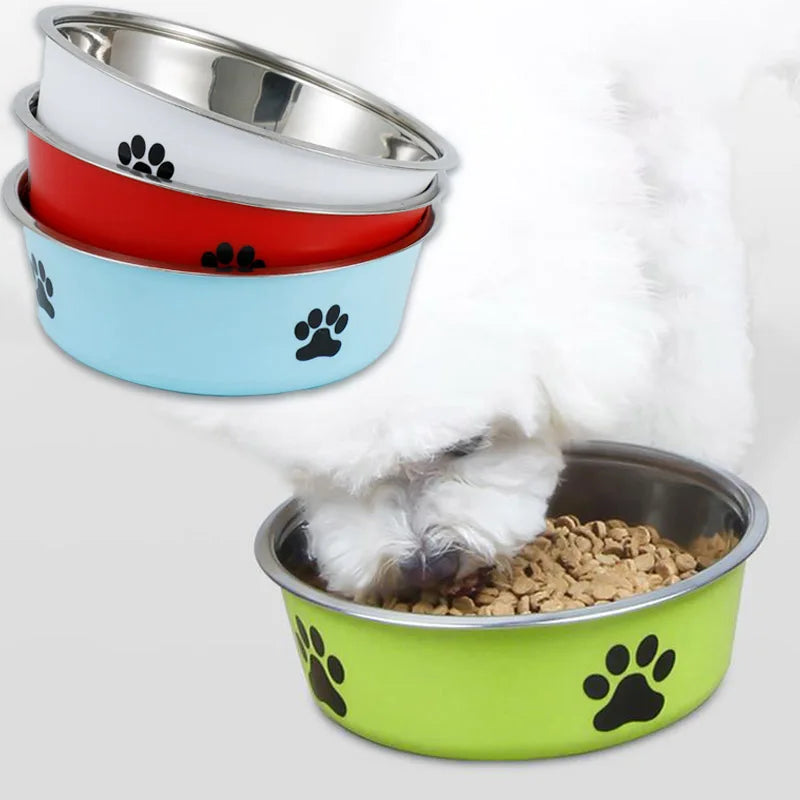 Non-Slip Stainless Steel Dog Water Bowl