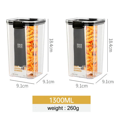 Stackable Food Storage Containers Jars Set