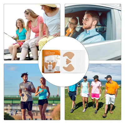 24pcs Sunscreen Face Nose Patch UV Protection Patch Summer Outdoor Cool Sunscreen Sticker Golf Gel Facial Patches