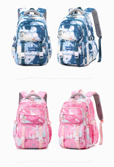 Middle School Student Backpack Children Set School Bags for Girls Kids Schoolbags Waterproof Book Bag With Lunch Bag Pencil case