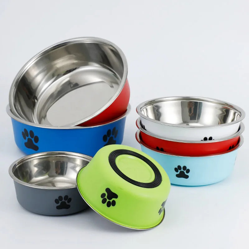 Non-Slip Stainless Steel Dog Water Bowl