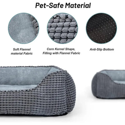 Orthopedic Rectangle Dog  Bed