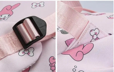 Kuromi Backpack Student School Bag Primary and Middle kawaii Cartoon Girls School Bag Mochila