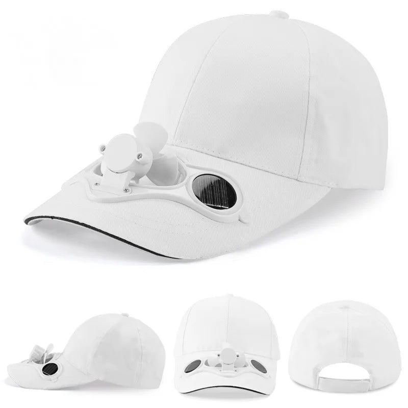 Solar-Powered Cooling Sports Baseball Cap