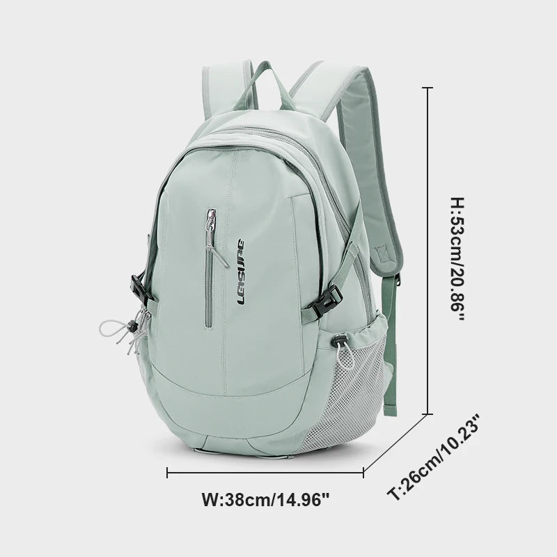 Schoolbag girls high school students, new college students computer bag, junior high school students backpack, simple travel bag