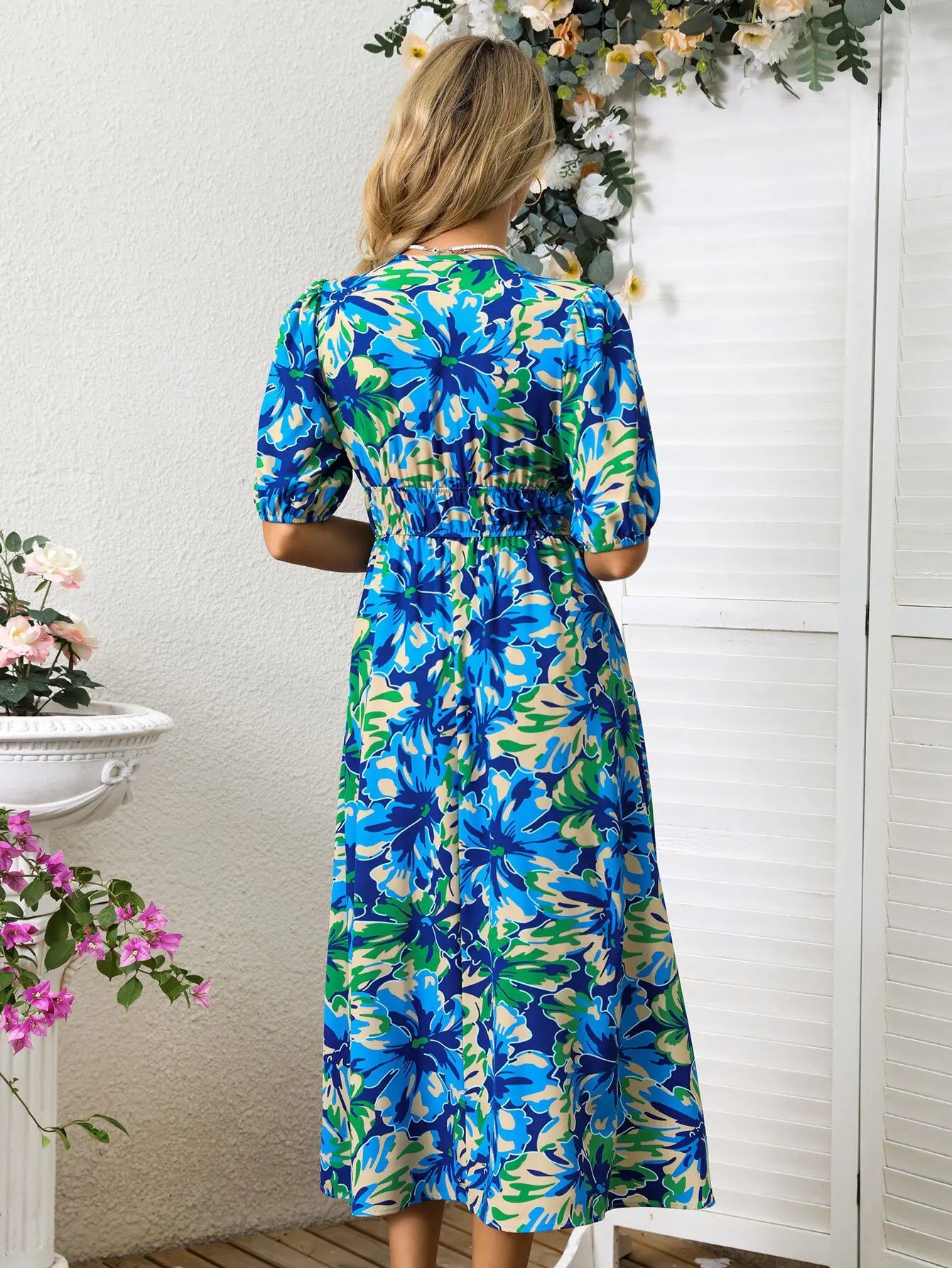 Women Summer Floral Long Dress,Fashion Women's Bohemian Dresses,Woman Clothing,Woman Clothes,Sundress,New In Dress 2025