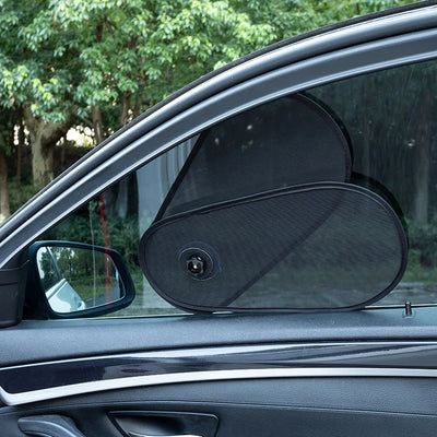 Car Side Window Adjustable Sunshade Sunscreen Cooling Does Not Block The Line of Sight Durable Sun Protection Black Sun Visor