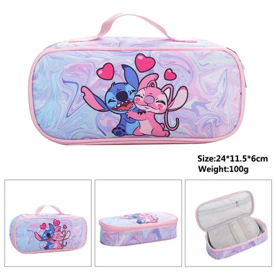 Stitch Primary School Bag Children's Cartoon Backpack Boys Girls Anime Kawaii Cartoon School Bag Mochila Gifts